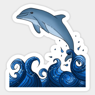 dolphin lover gift,marine life,save the ocean,sea Sticker